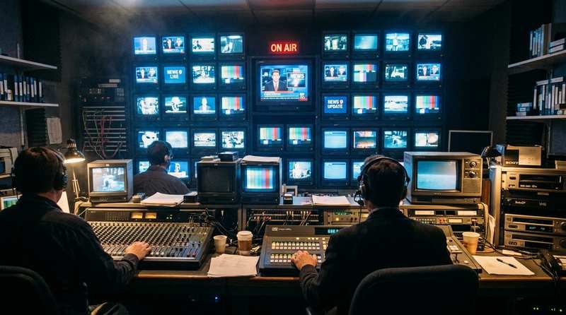 Fernsehregieraum 1990er